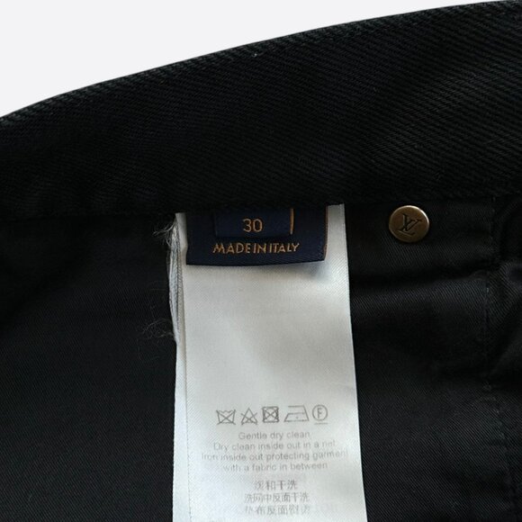 Louis Vuitton Black Monogram Carpenter Pants - Picture 4 of 8